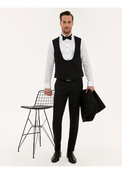 Pierre Cardin Erkek Siyah Smokin 50224041-vr046