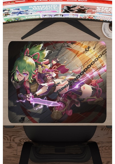 Kuki Shinobu Genshin Impact Anime Oyuncu V5 - 48x40 Xl Gaming Mouse Pad Fare Altlığı