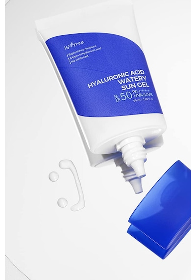 Isntree Hyaluronic Acid Watery Sun Gel 50 Ml Kimyasal Filtreli 8 Tip Hyalüronik Asit İçeren Spf50+ Güneş Koruyucu Bakım Jeli