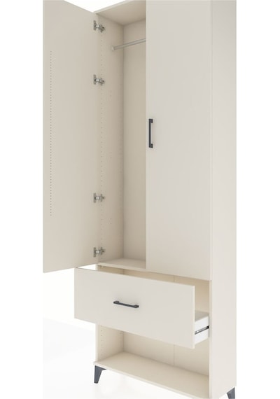 Arges Dolap Tek Raflı Tek Çekmeceli Tek Askılı 88x30x243 Ayta... Aytaşı