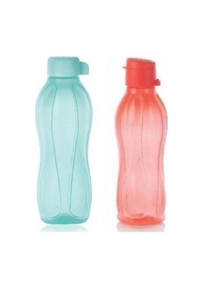500ml 2'li Eko Şişe Suluk Nar Çiçeği, Mavi