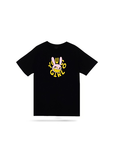 Stoned&Fame The Amazing Digital Circus Baskılı %100 Pamuk Unisex Siyah T-shirt SIYAH