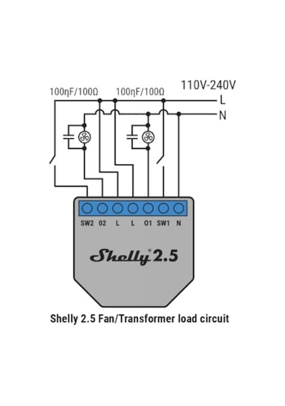 Shelly Rc Snubber Devre Koruma Modülü