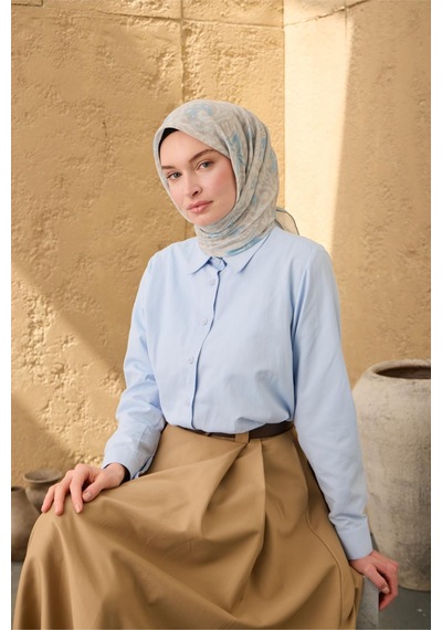 Silk Home Soft Eşarp 73099-05 Gümüş, Vizon, Bebe Mavi