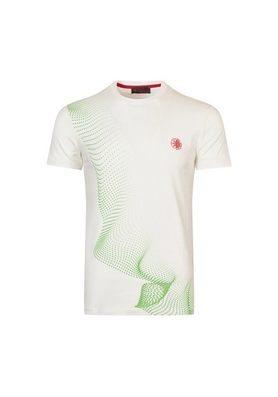 Raınsnow Erkek Sıfır Yaka T-Shirt-Ekru Yeşil Ekru - Yeşil