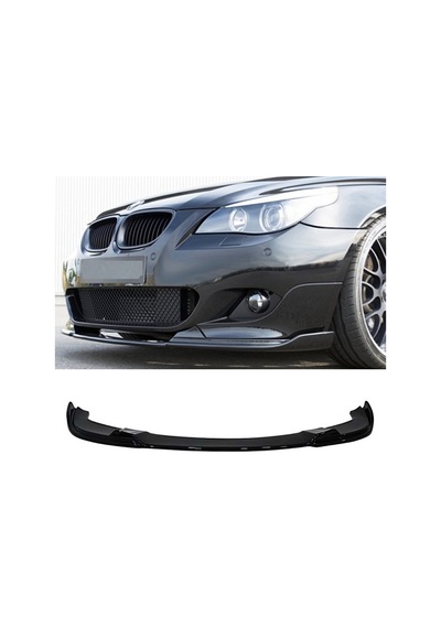 Bmw E60 M Technic Ön Lip Plastik Parlak Siyah Ön-ek-bodykit 2003 2004 2005 2006 2007 2008 2009 2010
