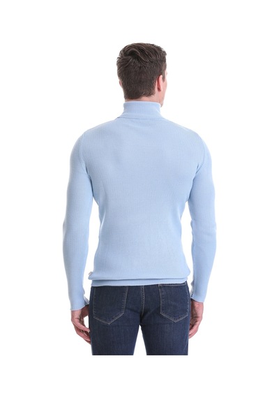 Hatemoğlu Mavi Slim Fit Fitilli Balıkçı Yaka Yünlü Triko Kazak 34232023a0 Mavi Hatemoğlu Mavi Slim Fit Fitilli Balıkçı Yaka Yünlü Triko Kazak 34232023a0 Mavi