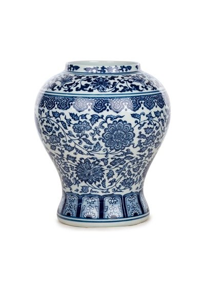 Bleu Blanc Vazo 26 Cm Çok Renkli