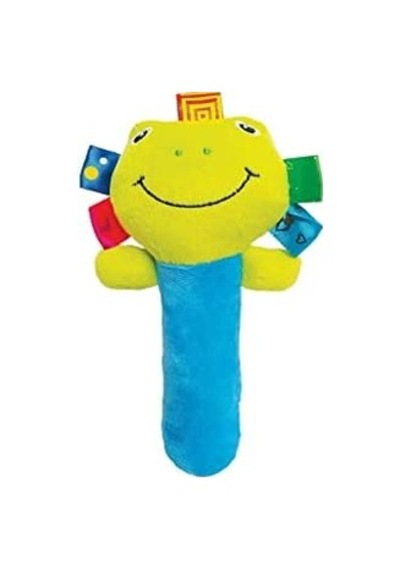 Sozzy Toys Çıngıraklı Sıksık Kurbağa Açık Bej