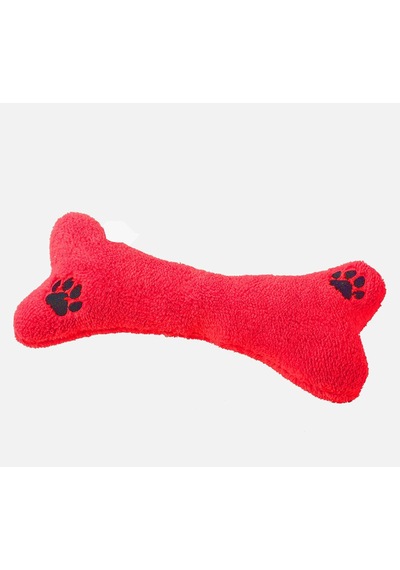 Ağzında Kemiği İle Peluş Yumuşacık Sevimli Köpek, Uyku Ve Oyun Arkadaşı-80 Cm