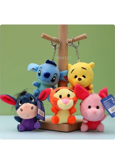 Winnie The Pooh Peluş Ayı Anahtarlık Çanta Aksesuarı - 15 Cm
