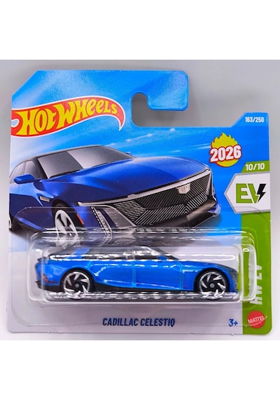 Hot Wheels 2026 Cadillac Celestiq Mavi 1:64 Diecast Metal Model Araba Hw Ev 163/250