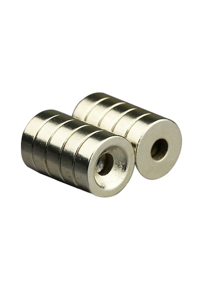 Havşalı 12X8-4X5Mm Havşa Delik Neodyum Miknatis, Adet Seçmeli 10 Adet
