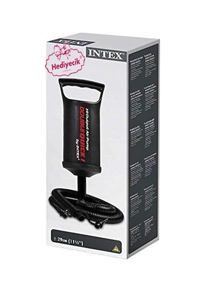 Intex 29 CM Kutulu Şişirme El Pompası Çok Renkli