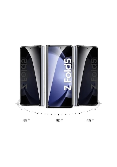 Samsung Galaxy Z Fold 7 Uyumlu Parmak İzi Bırakmaz Hayalet Mat Ekran Koruyucu Nano Jelatin