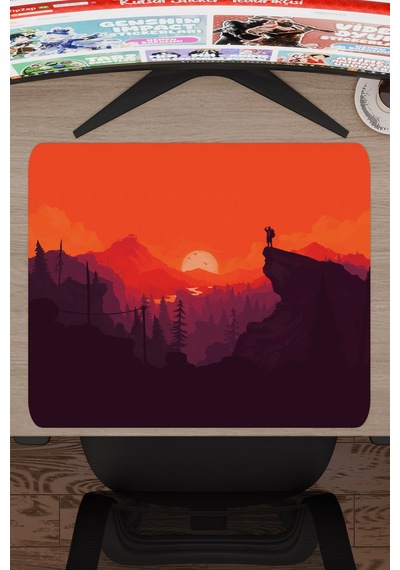 Dijital Dağ V2 48x40 Xl Gaming Kauçuk Kaymaz Taban Mouse Pad Fare Altlığı