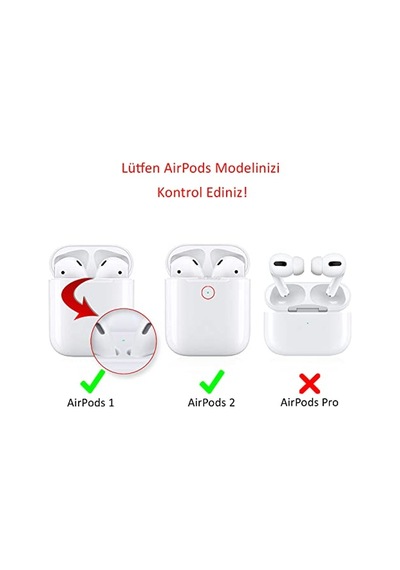 Airpods 1. &amp Amp 2. Nesil Kulak İçi Kılıf 3 Çift Small Silikon Uç 0.5mm Ultra İnce, Kaymaz, Şarj Kut Diğer