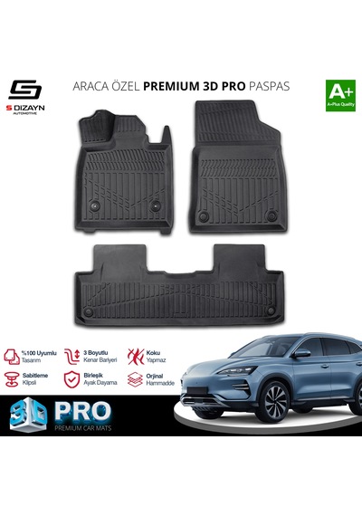 S-dizayn Byd Seal U 3d Pro Havuzlu Paspas 2024 Üzeri A+ Kalite