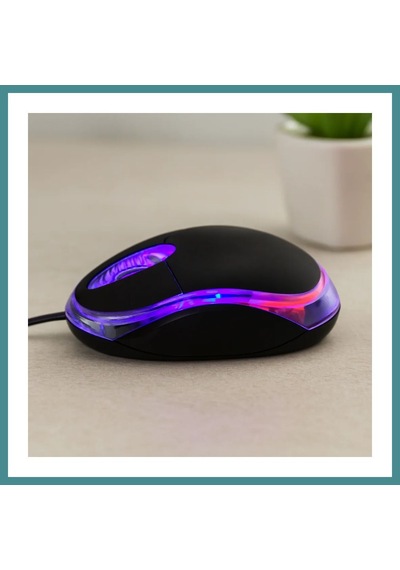 Trendexa Kablolu Optik Mouse 1200 Dpı Siyah Usb, 110 Cm Mac