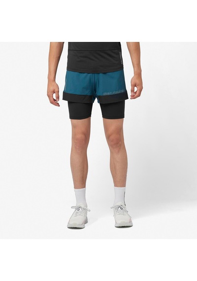 Salomon Cross 2ın1 Shorts M Çok Renkli