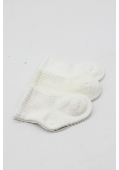 Akıllı Bayi 3lü Penye Soket Çorap 10132 Ekru renkli