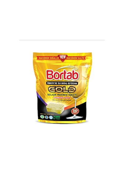 Bortab Gold Bulaşık Makinesi Deterjanı 50 Tablet
