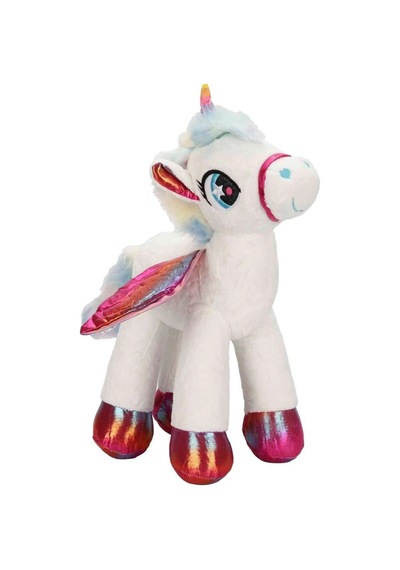 Kanatlı Unicorn Peluş 42 Cm Çok Renkli