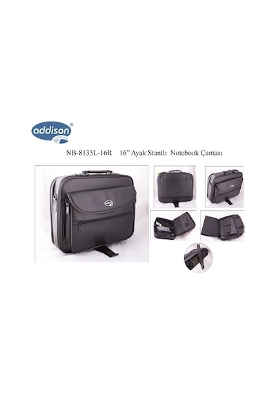 Addison Nb-8135L-16R Ayaklı Standlı Notebook Çantası