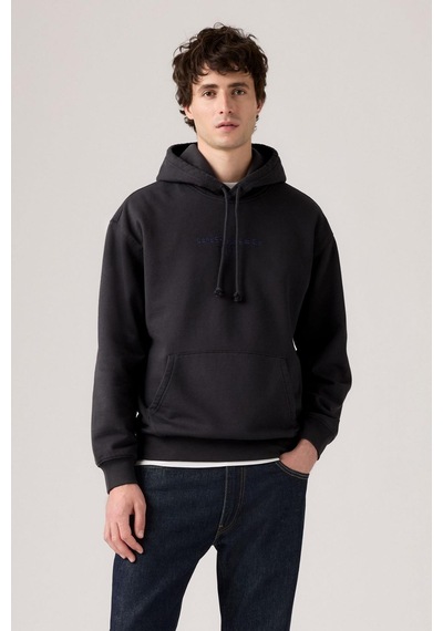 Levi's Siyah Erkek Kapüşonlu Sweatshirt-11394 Siyah