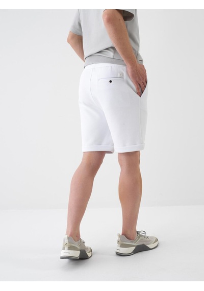 Xint Beyaz Pamuk Dokulu Regular Fit Şort 380200