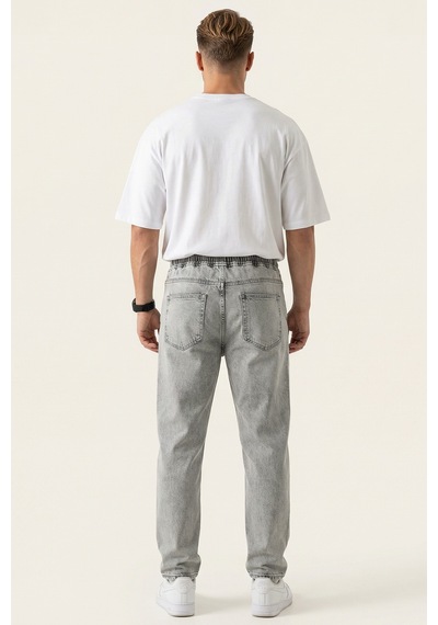 Bigdart Erkek Rahat Kesim Baggy Jean Pantolon 30076 - Taş