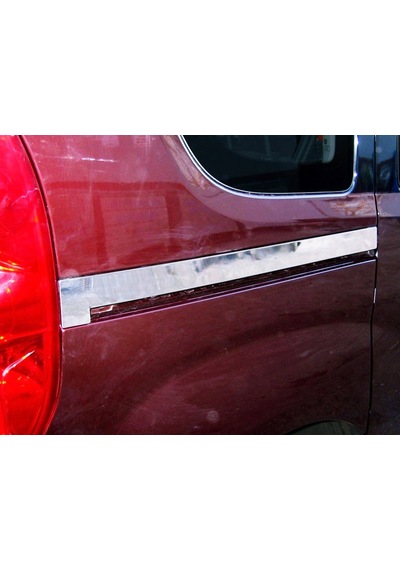 Opel Combo 2011-2018 Arası Krom Sürgü Nikelajı 2 Pcs P.çelik