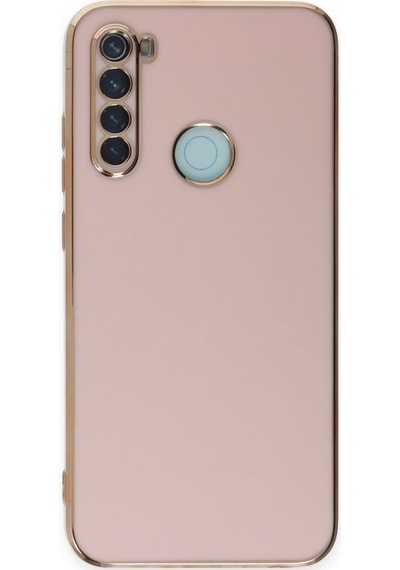 Redmi Note 8 Kılıf Şık Ve Parlak Silikon Kapak Ryc/volet Pembe