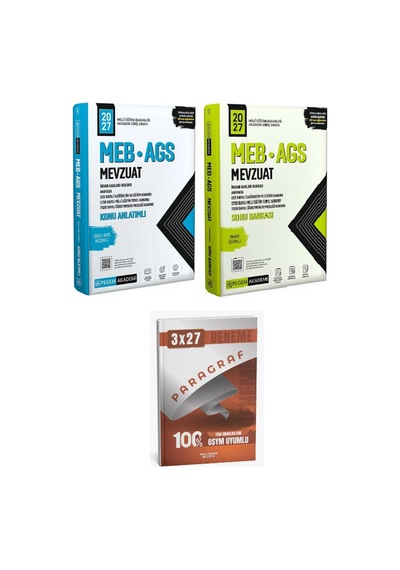 Pegem 2027 Meb-ags Mevzuat Konu + Soru Bankası 2 Li Set +anla Kazan Paragraf