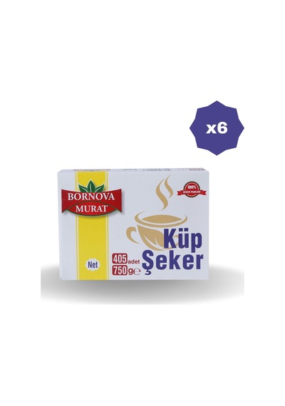 Küp Şeker 405'li 750 Gr X 6 Adet
