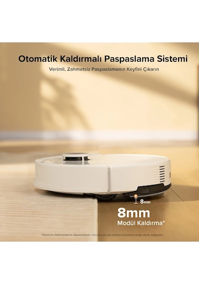 Roborock S8 Pro Plus Akıllı Robot Süpürge - Beyaz