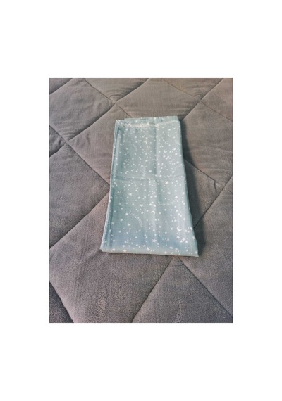 Truy Towel Baby Müslin Bek Örtüsü Gökyüzü Desen - Yeşil 120x120 Cm 2 Adet Ağız Mendili Yeşil