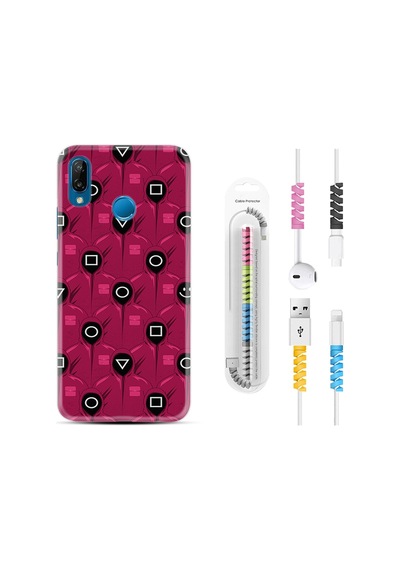 Huawei P20 Lite Kılıf Kablo Koruyuculu Gamers 1823