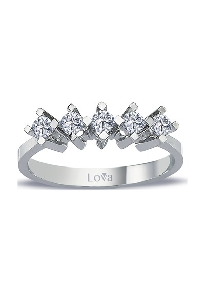 Lova G Renk 0,35 Karat Pırlanta Beştaş Yüzük - 1070180
