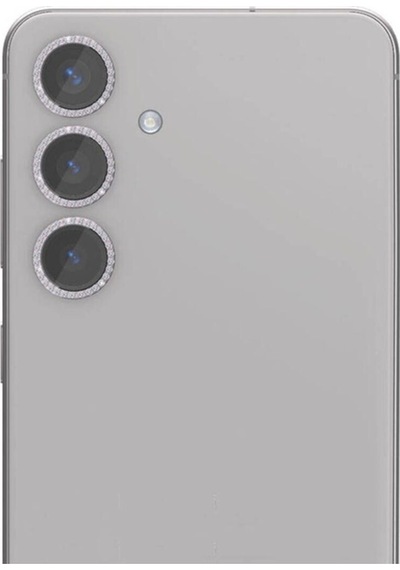 Samsung Uyumlu Galaxy S24 Zore Diamond Kamera Lens Koruyucu Cam Filmi Mor