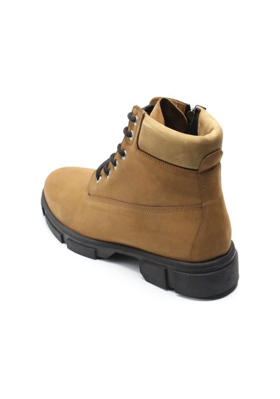 Costo Shoes Büyük Numara Erkek Bot Rahat Geniş Kalıp Kum Nubuk