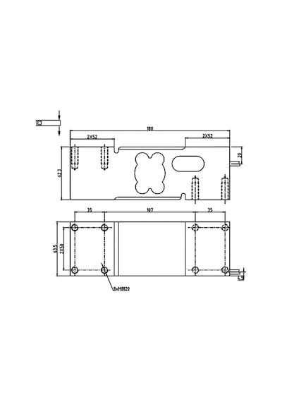 L6W Loadcell Yük Hücresi Ağirlik Sensörü Kapasite ML 600