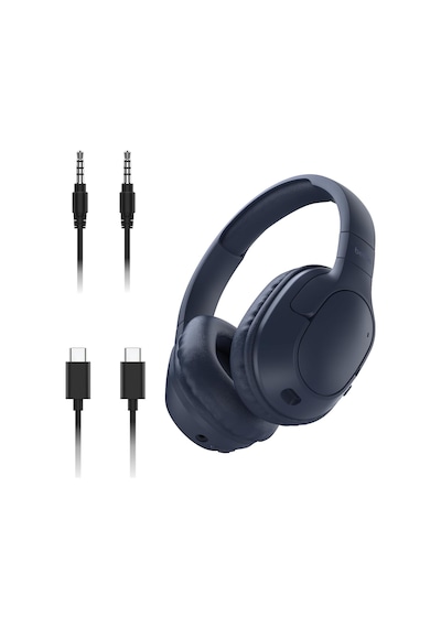 Soundform Surround Bluetooth Kulak Üstü Kulaklık, Gürültü Engelleme, Kablosuz, 60 Saat Çalma Süresi, Yumuşak Kulak Yastıkları, İphone, Galaxy, İpad, Seyahat, Ev, Ofis İçin, Mavi Soundform Surround Bluetooth Kulak Üstü Kulaklık, Gürültü Engelleme, Kablosuz, 60 Saat Çalma Süresi, Yumuşak Kulak Yastıkları, İphone, Galaxy, İpad, Seyahat, Ev, Ofis İçin, Mavi