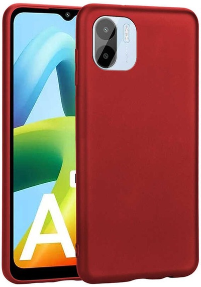 Nourthkiingdom Redmi A1 Kılıf Nrtk Premier Silikon Kapak - Kırmızı Kırmızı