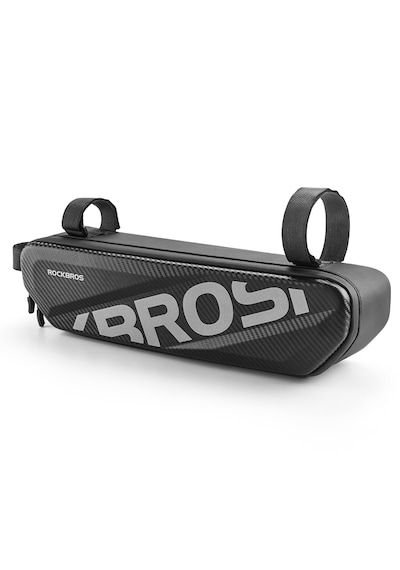 Rockbros 4.5l Super73 Uyumlu Elektrikli Bisiklet Kadro Çantası Geniş Hacimli Çift Taraflı Reflektörlü Sert Kabuk Siyah