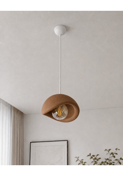 Solea Avize - İskandinav Modern Sarkıt Avize - Balkon, Salon, Yatak Odasına Uygun - Kahverengi