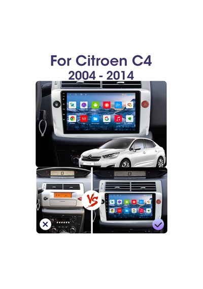 Citroen C4 Android Multimedya 9 İnc Hd Ips Ekran 2GB Ram /32GB