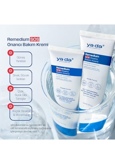 Remedium Sos Cilt Onarıcı Ve Yatıştırıcı Cica+ Bakım Kremi, 50 Ml Tahriş Hafifletmeye Yardımcı