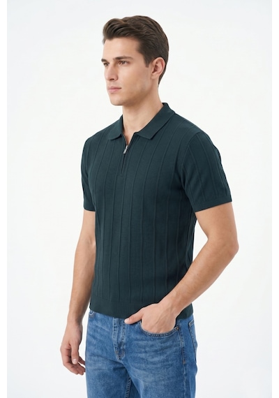 Baglan Erkek Spor Polo Yaka Triko Tişört Bgl-st05373 Nefti