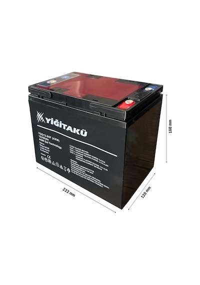Yiğit Akü 12v 80ah Jel Elektrikli Bisiklet Aküsü 5'li Set